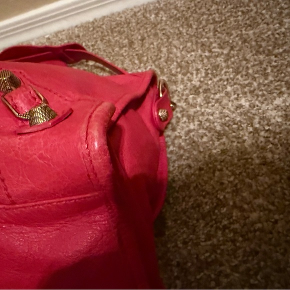 Stunning Balenciaga City Rose Thulian Giant Silver Hardware bag - Picture 6 of 13